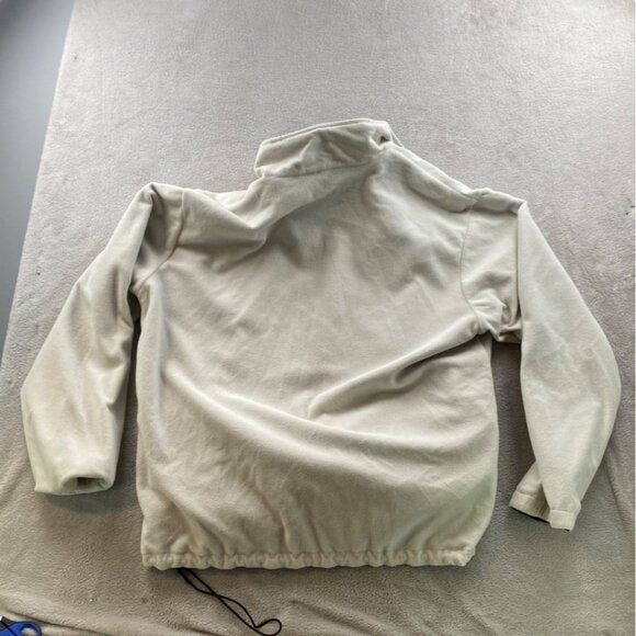 Izod Men's Reversable Jacket Large Navy 1/4 Zip Pullover Cozy Fleece Reversible - Picture 4 of 12